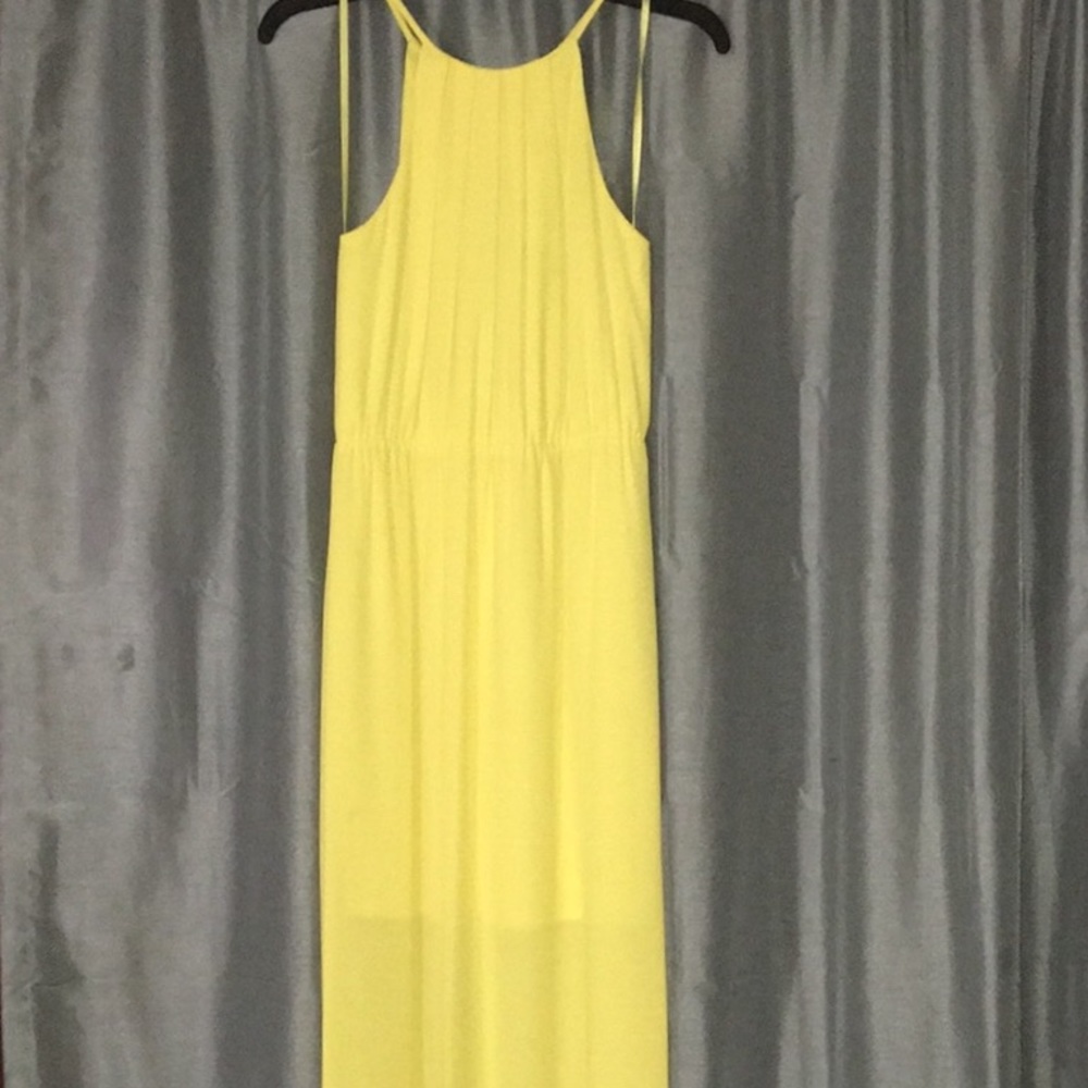 Gianni Bini Yellow halter dress